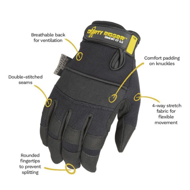 Dirty Rigger Comfort Fit 0.5 Talla XL - Diseño Súper Ligero - Tempo Shop