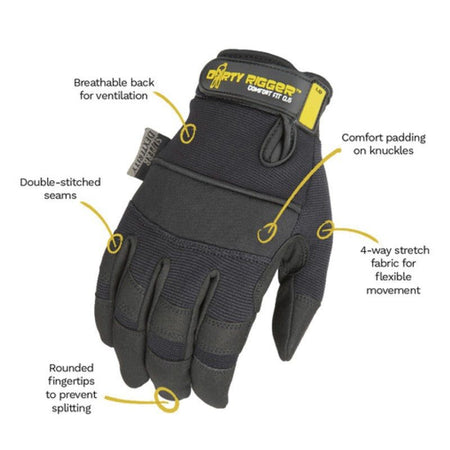 Dirty Rigger Comfort Fit 0.5 Talla XL - Diseño Súper Ligero - Tempo Shop