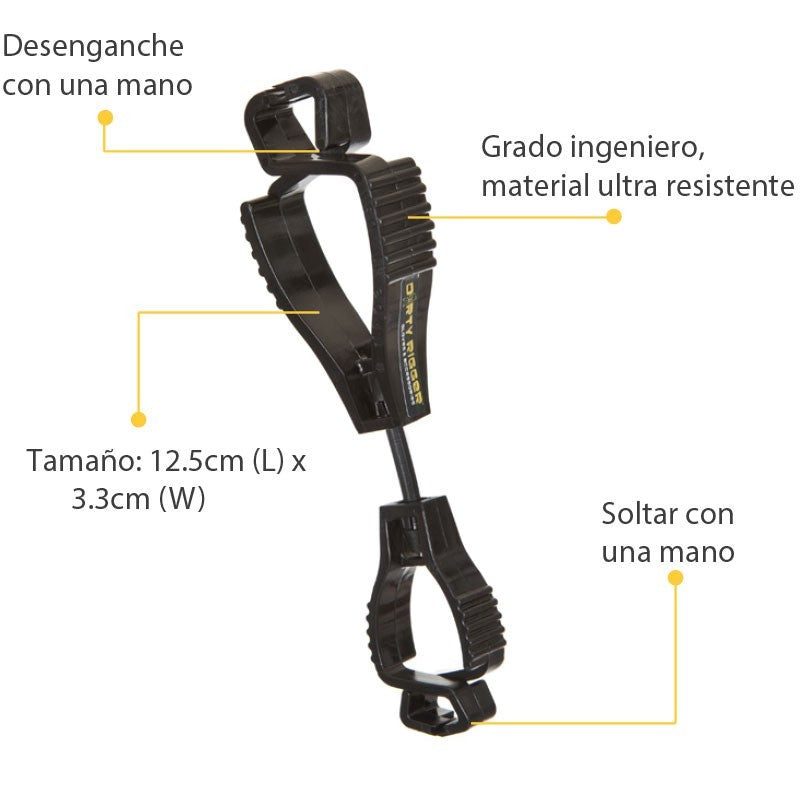 Dirty Rigger Glove Guard - Accesorio de sujeción para guantes - Tempo Shop