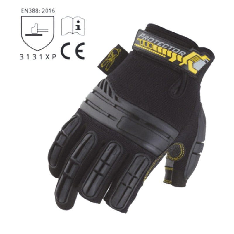 Dirty Rigger Protector Framer 2.0 - Guantes XL con 3 dedos cortados - Tempo Shop