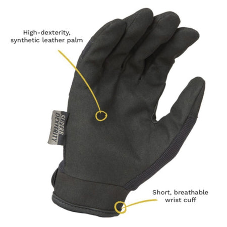 Dirty Rigger Comfort Fit 0.5 - Guantes Ligeros de Alta Destreza Talla M