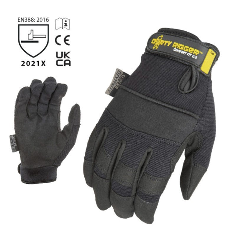 Dirty Rigger Comfort Fit 0.5 - Guantes ligeros de destreza
