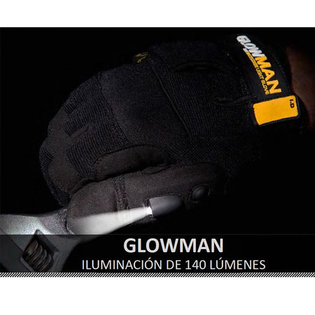 Dirty Rigger GLOWMAN - Guante de trabajo con iluminación LED