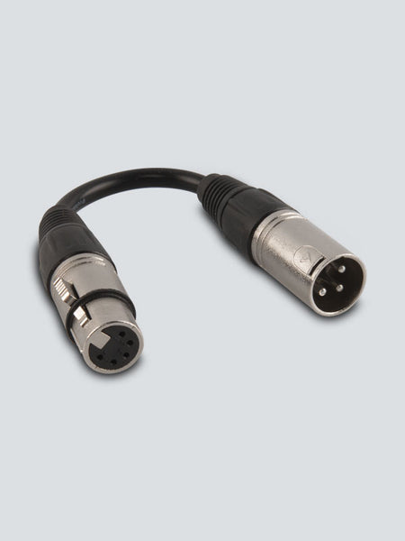 CHAUVET DJ DMX5F3M - Adaptador DMX XLR de 5 a 3 pines