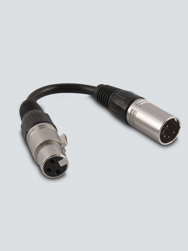 CHAUVET DJ DMX3F5M - Adaptador DMX XLR de 3 a 5 pines