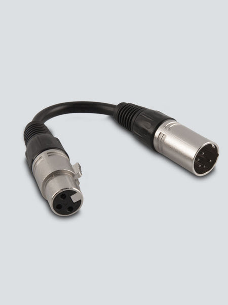 CHAUVET DJ DMX3F5M - Adaptador DMX XLR de 3 a 5 pines