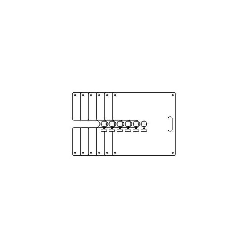 Doughty BASE SUELO 600 x 600mm - Soporte Metálico Escénico