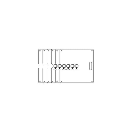 Doughty BASE SUELO 600 x 600mm - Soporte Metálico Escénico