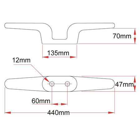 Doughty Aspa de 440mm - Para atado de cuerdas escénicas - Tempo Shop