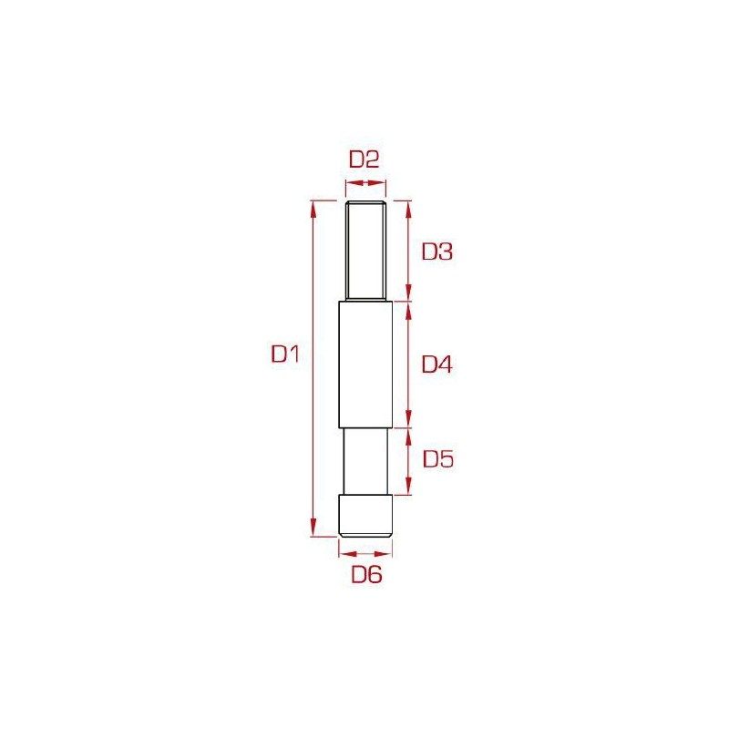 Doughty G1188 - Spigot Acero Macho M12 para Trípode - Tempo Shop
