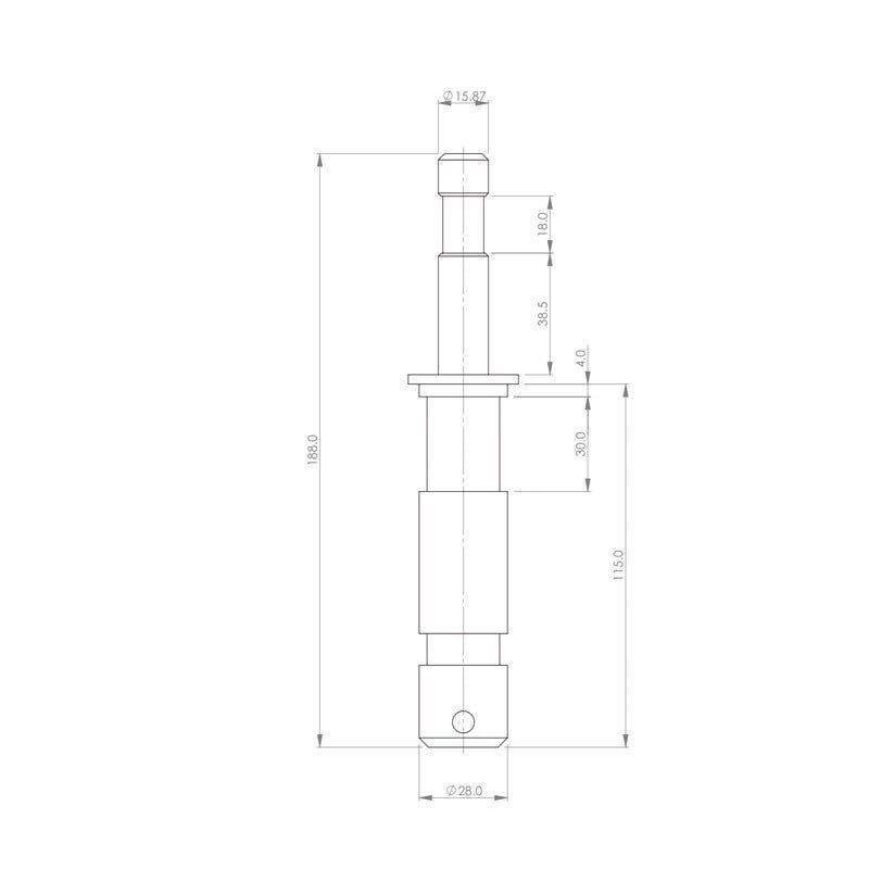 Doughty G1189 - Adaptador Spigot 29 a 16mm de Acero - Tempo Shop