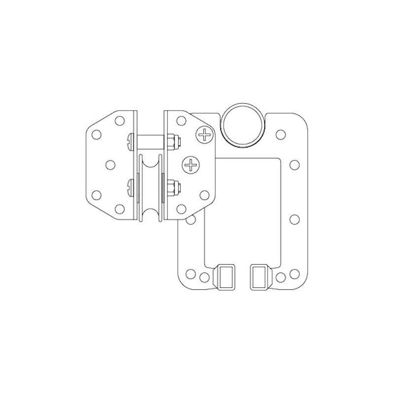 Doughty SixTrack T63777 - Polea de guía simple para rieles curvos - Tempo Shop