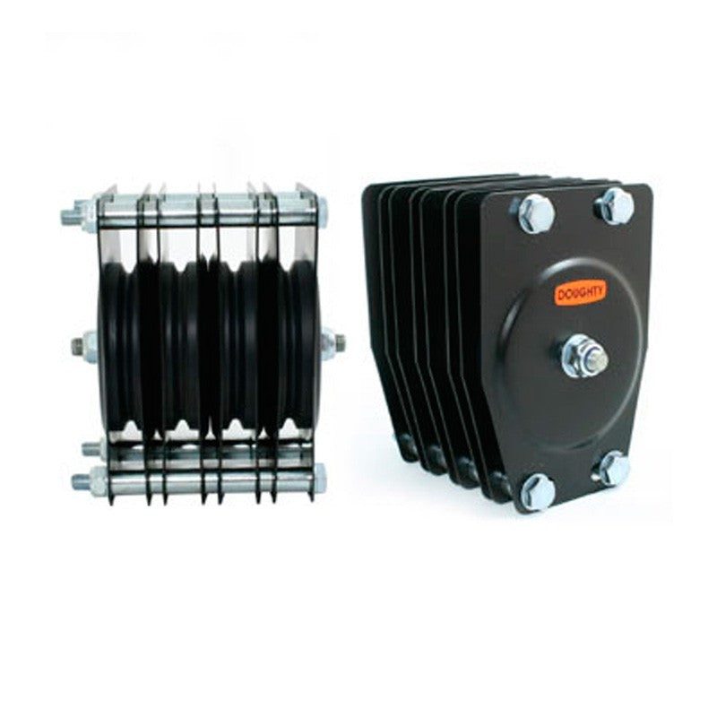 Doughty T42849 - Polea de 4 vías de 150 mm - Tempo Shop