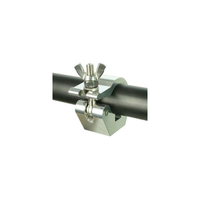 Doughty T57000 - Abrazadera simple color plata para tubo 50 mm - Tempo Shop