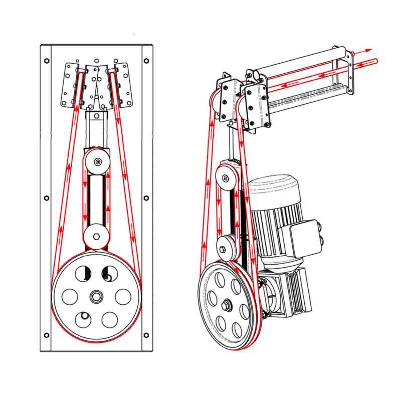 Doughty T63845 - Kit motor eléctrico de velocidad variable para Six Track