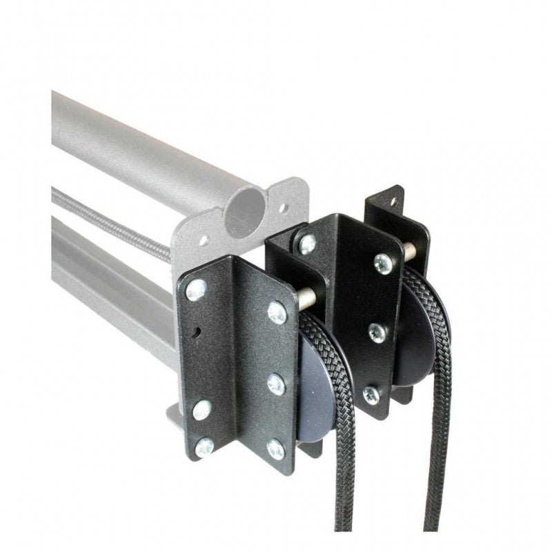 Doughty Six Track - Polea de cabeza doble para telones