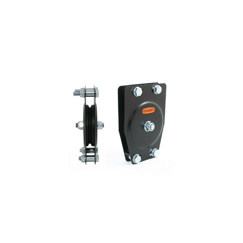 Doughty Polea Estándar 1 Vía - Rueda de 150 mm para cable de acero