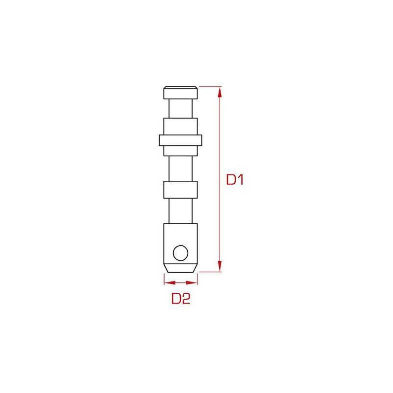 Doughty G1199 - Spigot de aluminio 16 mm