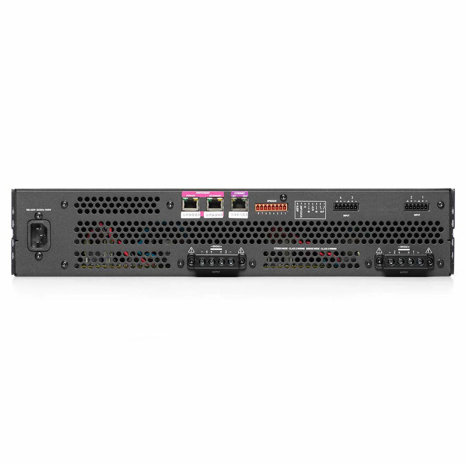 JBL Professional SA4-D - 4-Channel Power Amplifier with Dante/AES67 and 96 kHz DSP for Cinema