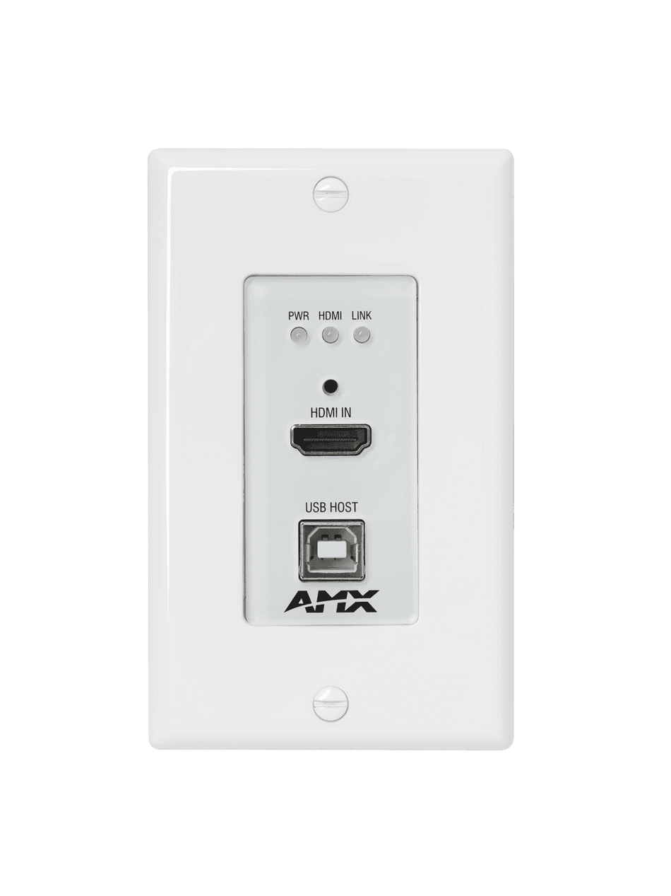 AMX DX-TX-DWP-4K60 - Transmisor de Placa de Pared con HDMI y USB 2.0