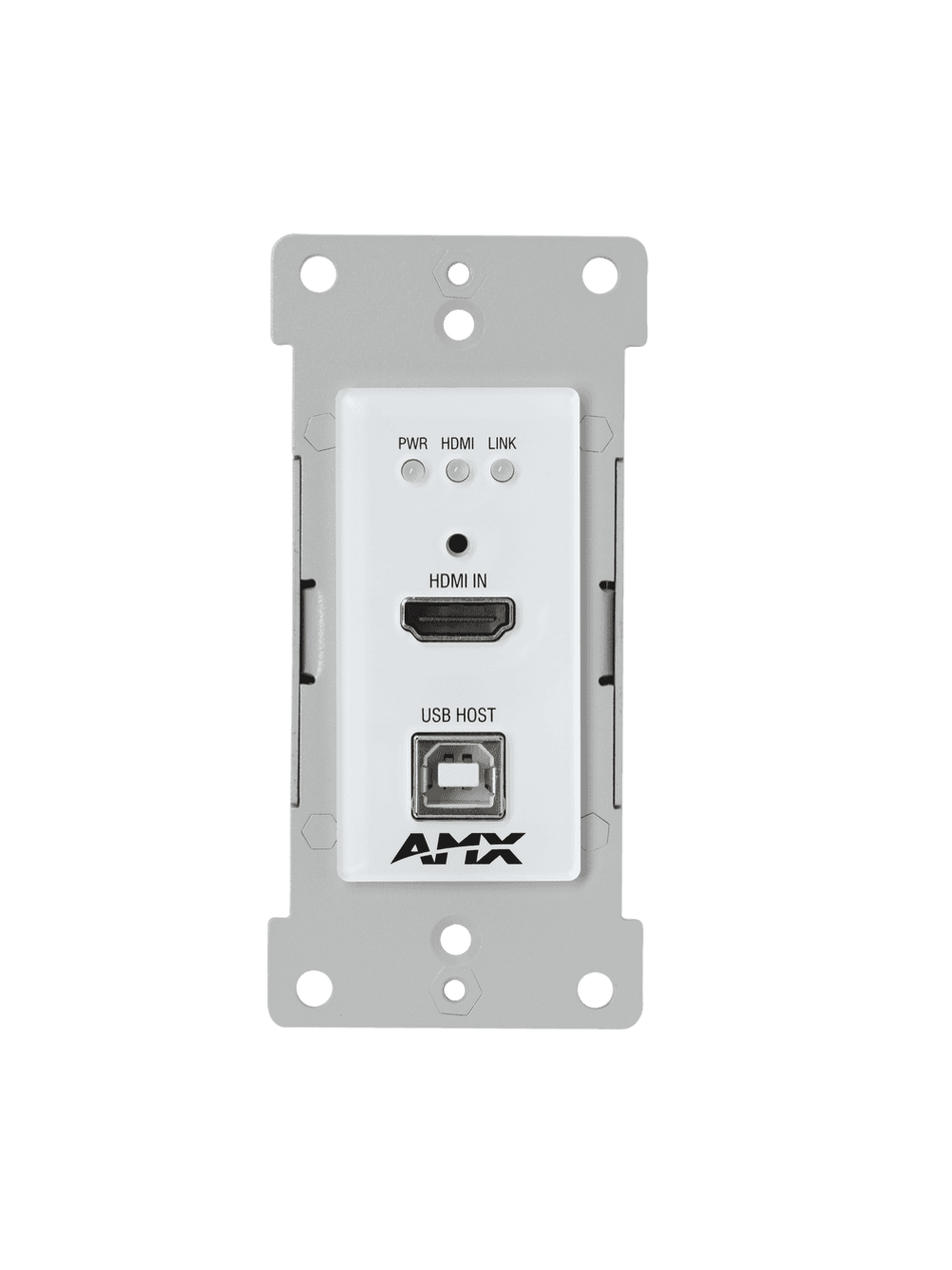AMX DX-TX-DWP-4K60 - Transmisor de Placa de Pared con HDMI y USB 2.0