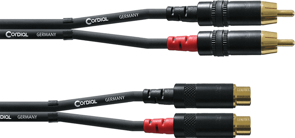 Cordial ECLCFU3CE - RCA Male/Female Audio Cable 3m