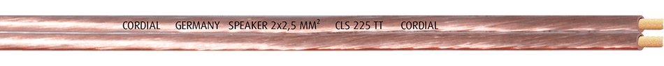 Cordial ECLCLS225TT-100 - Speaker cable reel 2x2.50mm² 100m