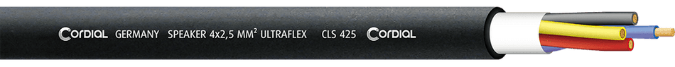 Cordial ECLCLS425BLACK100 - Speaker cable reel 4 x 2.5 mm² 100 m