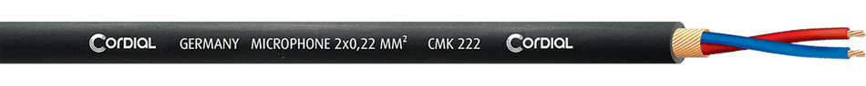 Cordial ECLCMK222BLACK100 - Microphone cable reel 100 m