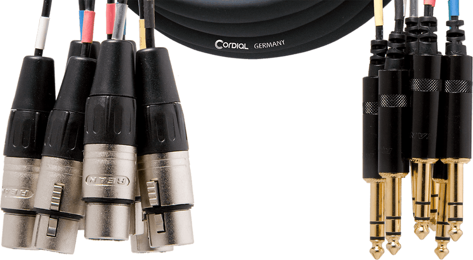 Cordial ECLCML8-0FV5C - Multipair 8 Stereo Jack 8/XLR female 5 m