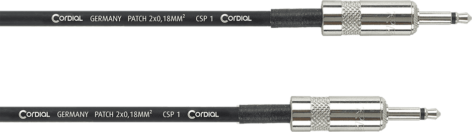 Cordial ECLCPI06ZZ - Latiguillo Mono Minijack Modular 60 cm