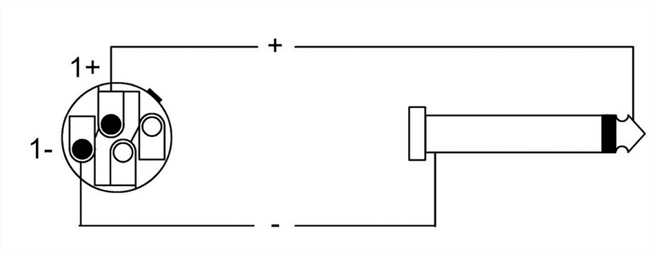 Cordial ECLCPL15LP25 - Cable de Altavoz Profesional Speakon a Jack de 1,5m