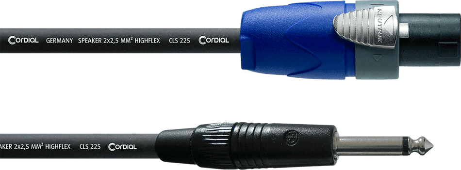 Cordial ECL CPL 5 LP 25 - Cable de Altavoz Profesional Speakon a Jack 5 metros