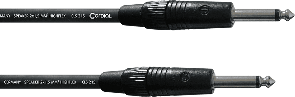 Cordial ECLCPL5PP - Cable de Altavoz Profesional Jack a Jack de 5 metros