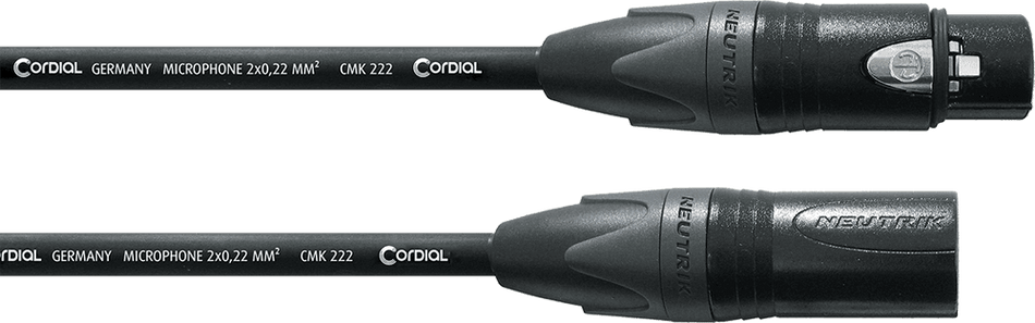 Cordial ECLCPM1FM - Cable de Micrófono XLR Profesional de 1m