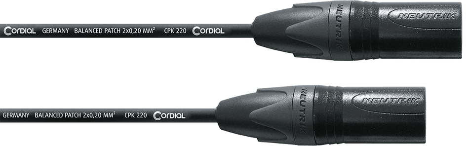 Cordial ECLCPP015MM - XLR Male/Male Microphone Cable Adapter