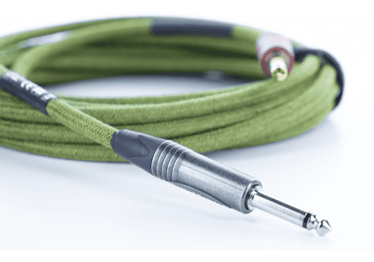 Cordial ECLECOHEMP-3PP-SIL - Cable de Instrumento Sostenible con Conector Silent 3m
