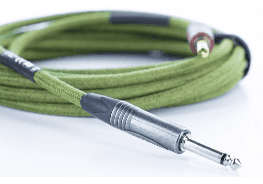 Cordial ECLECOHEMP-6PP-SIL - Cable de instrumento sostenible con conectores jack y silentPLUG
