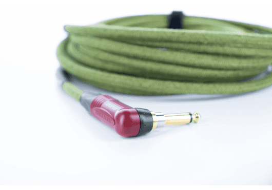 Cordial ECLECOHEMP-6PR-SIL - Cable de Instrumento Eco Hemp con Conector Acodado silentPLUG de 6m