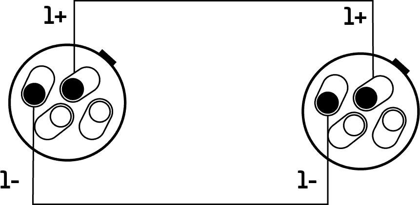 Cordial ECLEL15LL215 - Cable de Altavoz Speakon 2 Polos 1.5m