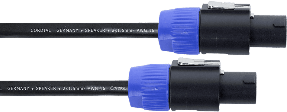 Cordial ECLEL3LL215 - Cable para Altavoz Speakon de 2 Polos y 3 metros