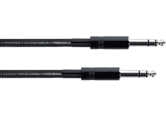 Cordial ECLEM05VV - Cable de Audio Jack Estéreo Balanceado de 50 cm