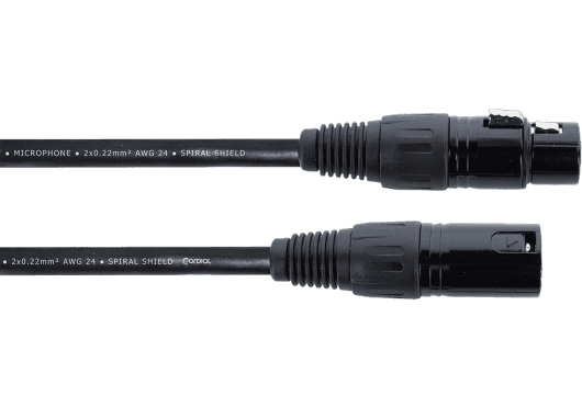 Cordial ECLEM1FM - Cable de Micrófono XLR Balanceado de 1 m