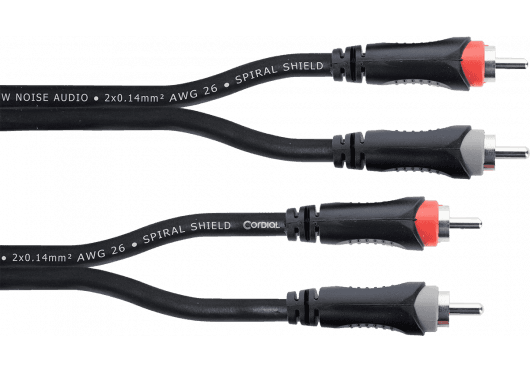 Cordial ECLEU1CC - Dual Rca/Rca Audio Cable 1 m
