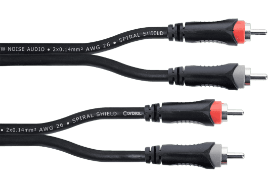 Cordial ECLEU6CC - ​​Dual Rca/Rca Audio Cable 6 m