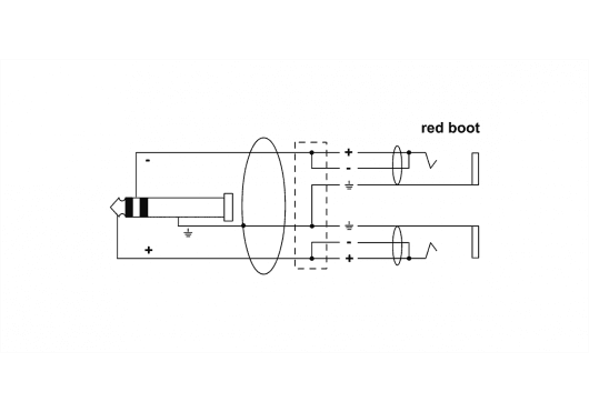 Cordial ECLEY03VGG - Cable Adaptador en Y / Inserción de 30 cm
