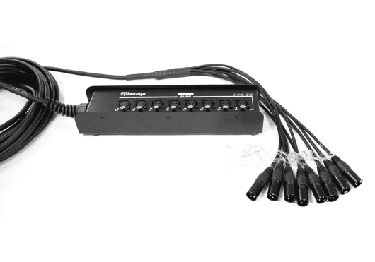 Cordial ECLEYB8-0C10 - Caja de Escenario de 8 Canales XLR y 10 metros