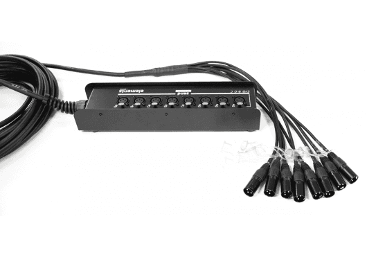Cordial ECLEYB8-0C15 - Caja de Escenario (Subsnake) 8 Entradas XLR y 15 m de Cable