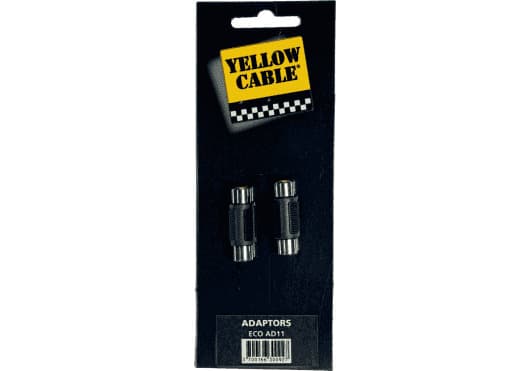 Yellow Cable ECOAD11 ​​- RCA Female to RCA Female Adapter