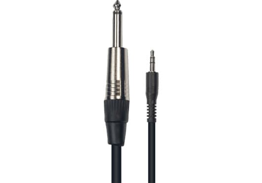 Yellow Cable ECOK11-3 - Cable mini jack 3,5 mm (TRS) estéreo a jack 6,35 mm (TS) mono, 3 m